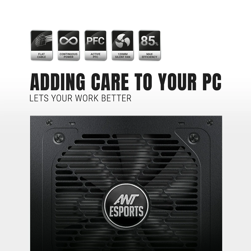 Ant Esports 850w 80 Plus Gold Gaming Desktop Power Supply FG850 V2 view 4